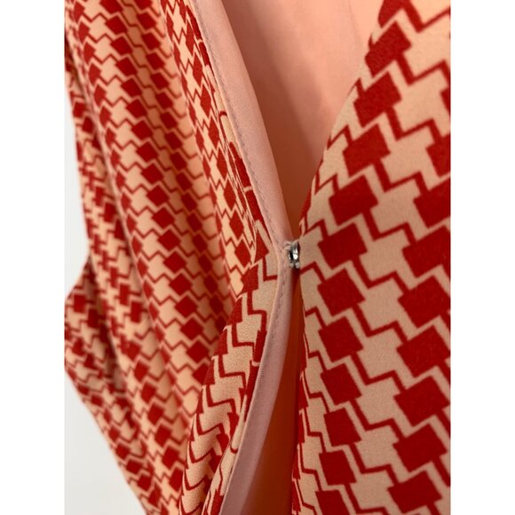 Vince Camuto Apricot Scarf Dress Size 16  Spring Safari Sleeveless 7240 NWT - Picture 3 of 9